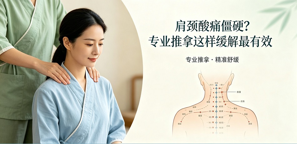 肩颈酸痛僵硬?专业推拿这样缓解最有效